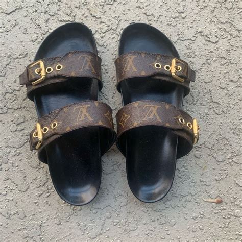 lv sandals womens|luvion vuitton sandals.